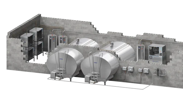 Large Robotic Dairy Solution Render