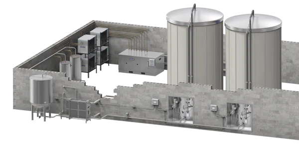 XL Robotic Dairy Solution Render